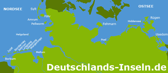 deutsche Küste Karte